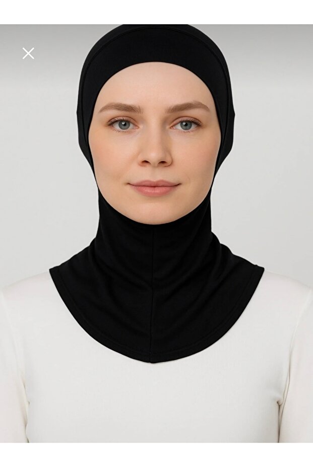 Mineşarpt Practical Ninja Hat with Neck Strap, Black Color, Flexible, Sweat-Resistant, Non-Slip.