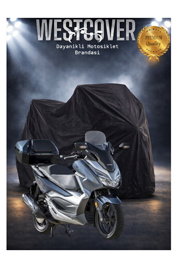 Black Honda Forza 250 Topcase Compatible Motorcycle Tent, Motorcycle Tarpaulin