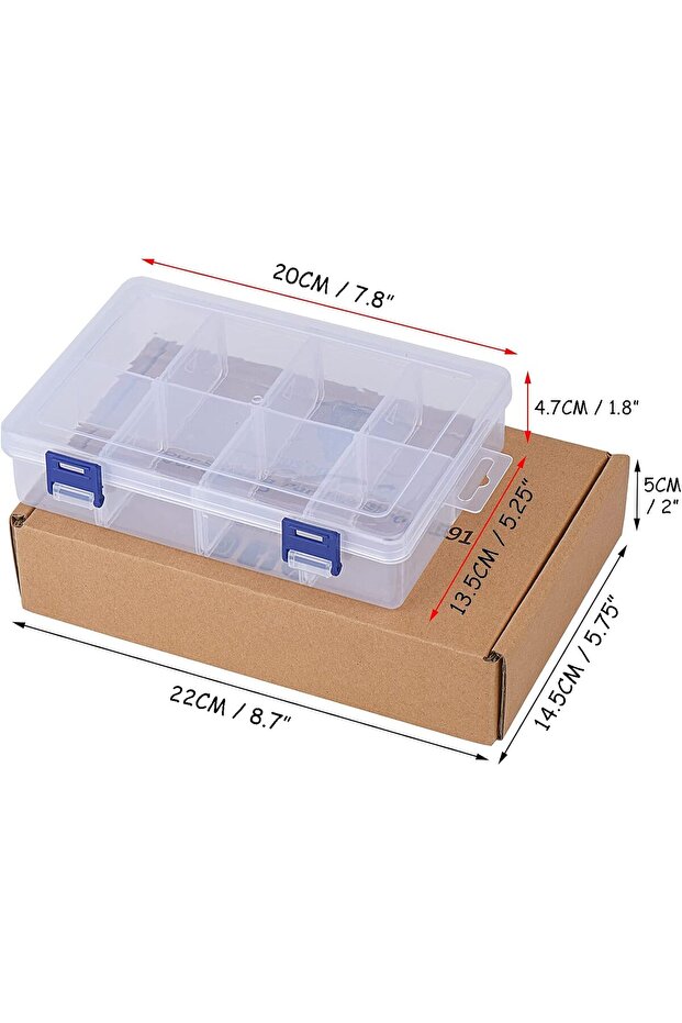 Embroidery Thread Set 9 Spools - 730 m, Multicolor, Storage Box, Brown Tones - 2