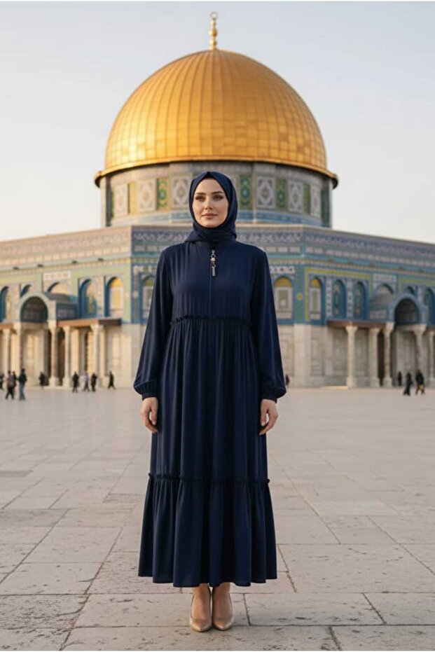 MEDİNE İPEĞİ KUMAŞ FERACE - 1