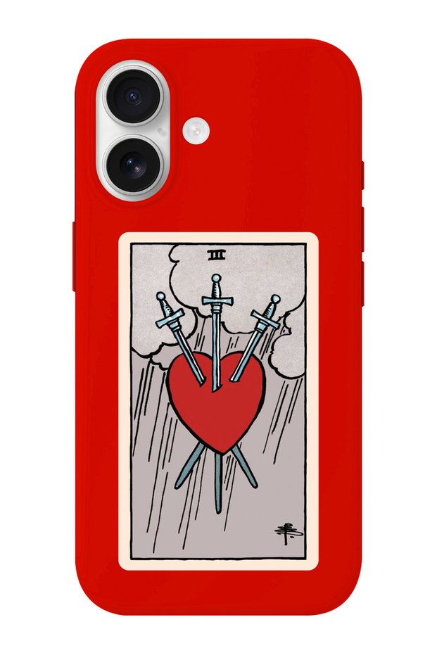 iPhone 17 the Sun Heart Patterned Suede Inside Launch Phone Case