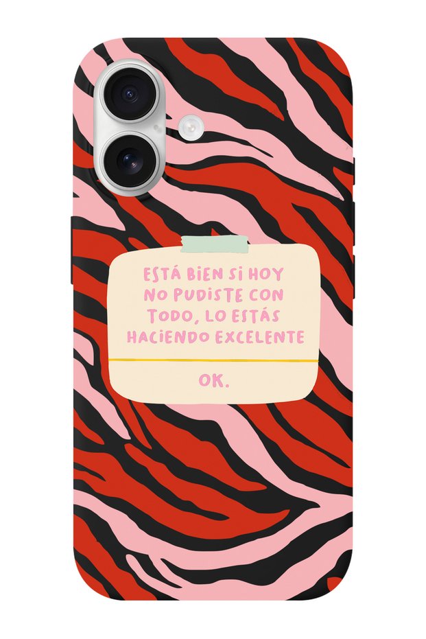 iPhone 17 Esta Bien Si Desenli İçi Süet Launch Phone Case