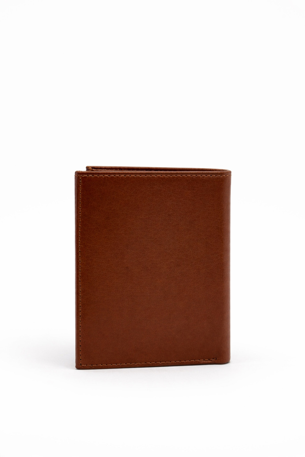 Genuine Leather Men's Wallet Brown 1412