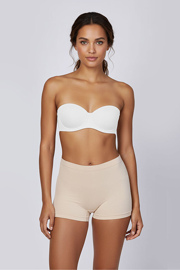 # Seamless Gathering Boxer Shorts