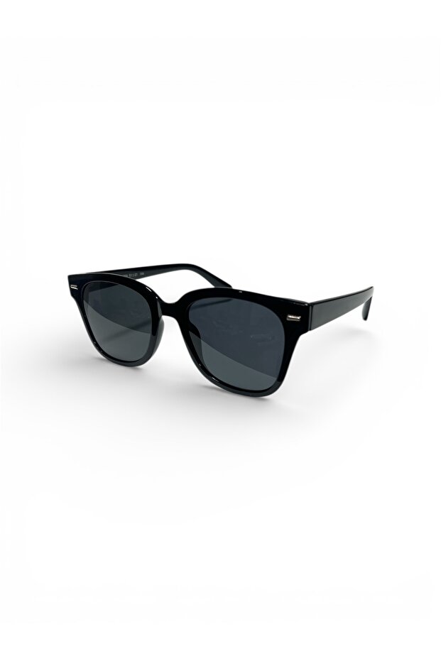 Edran Black Frame Vintage Retro Sunglasses