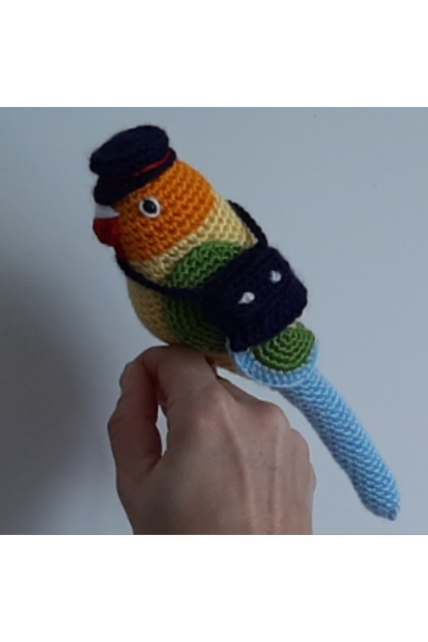 Amigurumi Bird Lovebird Postman