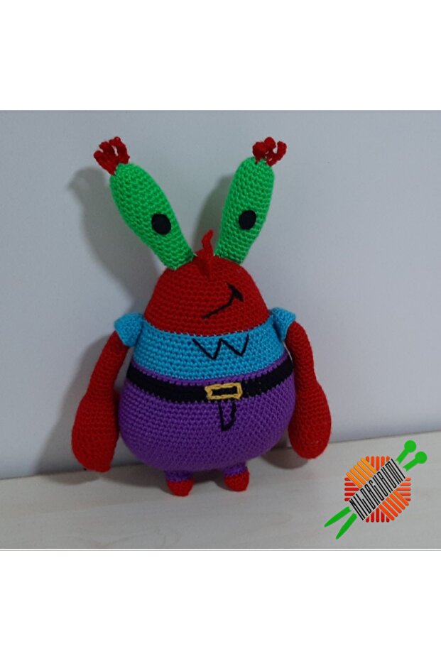 Amigurumi Toy Mr. Crab Sunger Bob Friends 35 cm