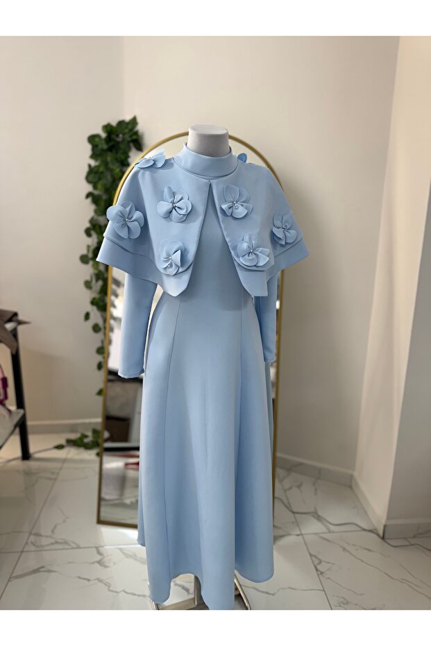 Bebe Mavisi Elbise - 2