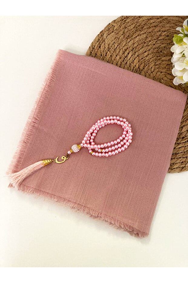Cotton Cloth, Pearl Prayer Beads, Hajj Umrah Gift, 10 Pcs