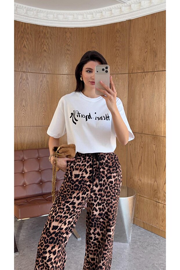 Tok Printed White Basic Tshirt - 1