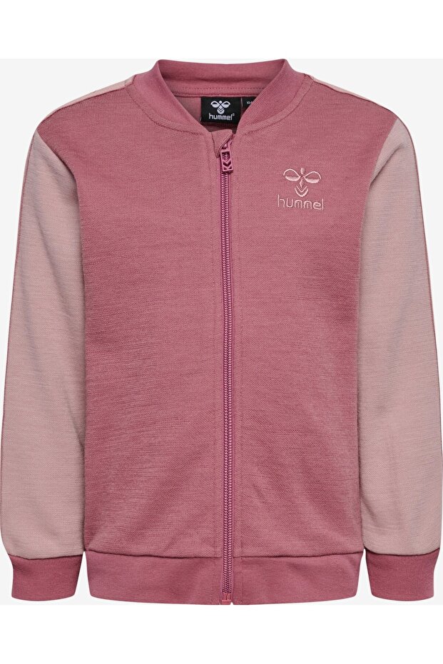 Zippered Hooded Sweatshirt