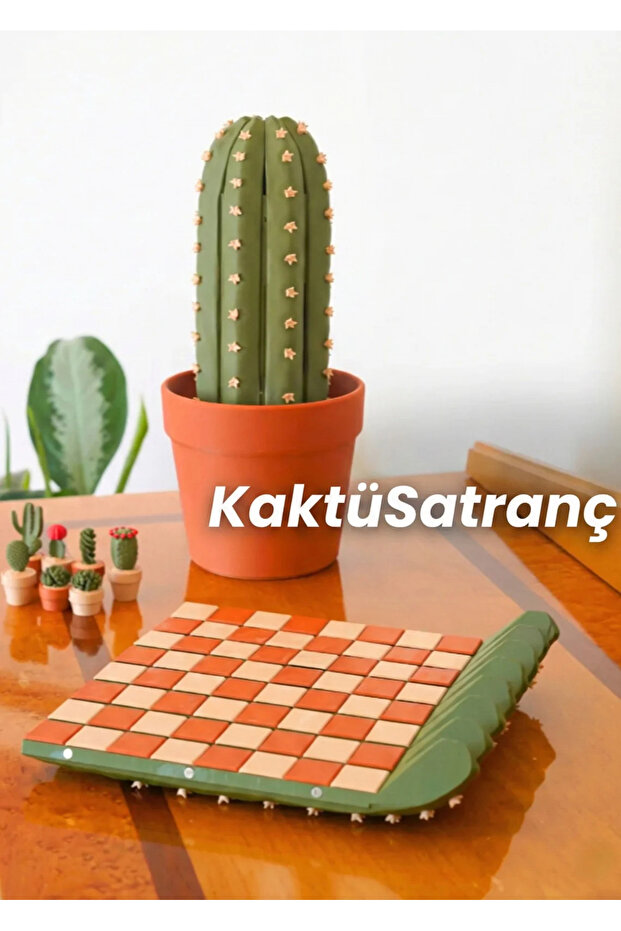 Kaktüs Satranç Seti - 1