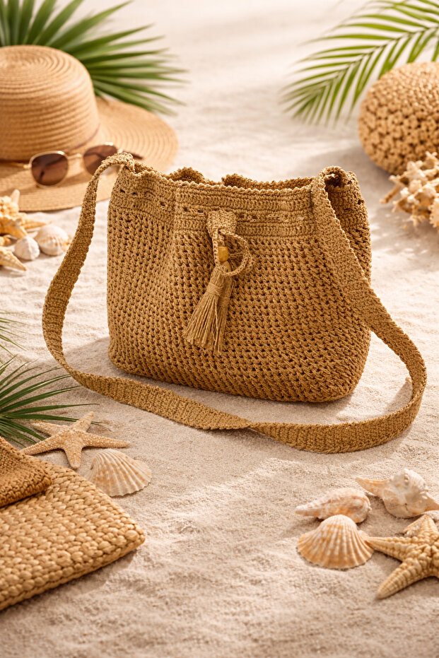 حقيبة الجوت المصنوعة يدوياً - 2