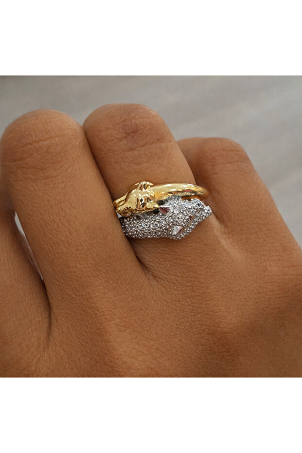 Twin Wolf Ring (Adjustable) - 1