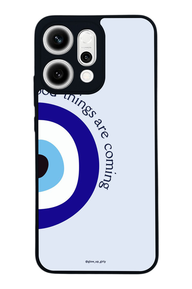 Oppo Reno 14 Compatible Evil Eye Design Glossy Premium Case