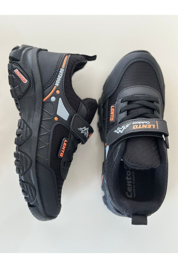 Outdoor Water-Resistant Velcro and Lace-Up Boys' Sports Shoes