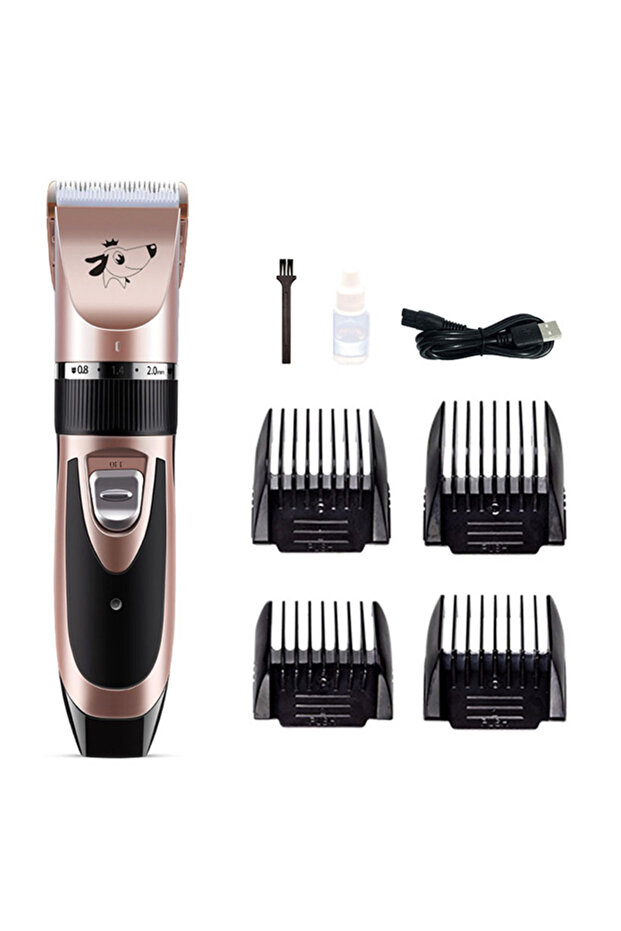 Pet Grooming Machine Tool Pink/Black 45x175mm
