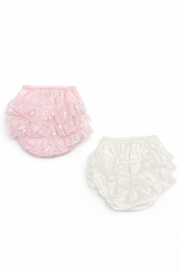 Baby Girl 2-Piece Tutu Detailed Panties