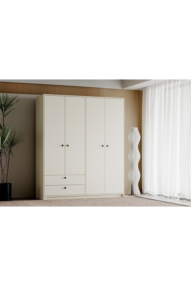 Loren 4 Kapaklı Dolap - 3