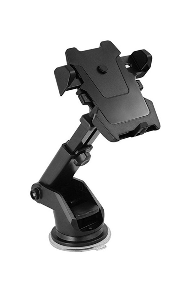 Universal 360 Degree Adjustable Windshield Phone Holder Black