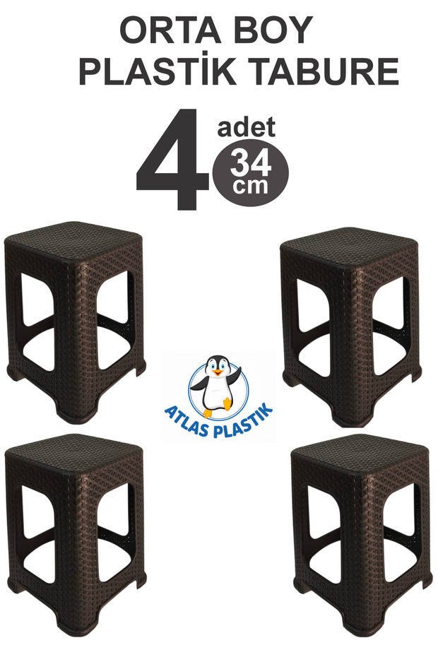 PLASTİK TABURE ORTA BOY 34 CM - 1