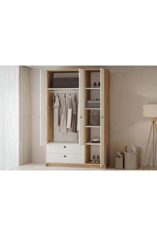 Aden 3 Kapaklı Dolap - 4