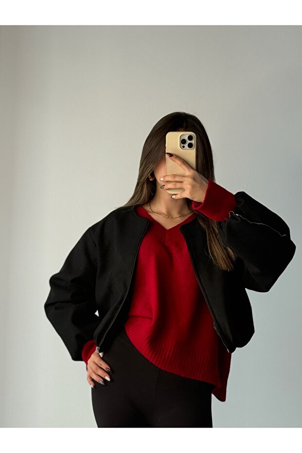 Stamped Bomber Jacket - 5