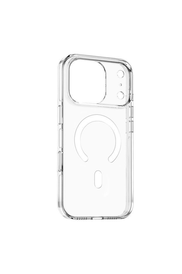 iPhone 17 Pro Compatible Magsafe Enabled Hard Royal Transparent Phone Case