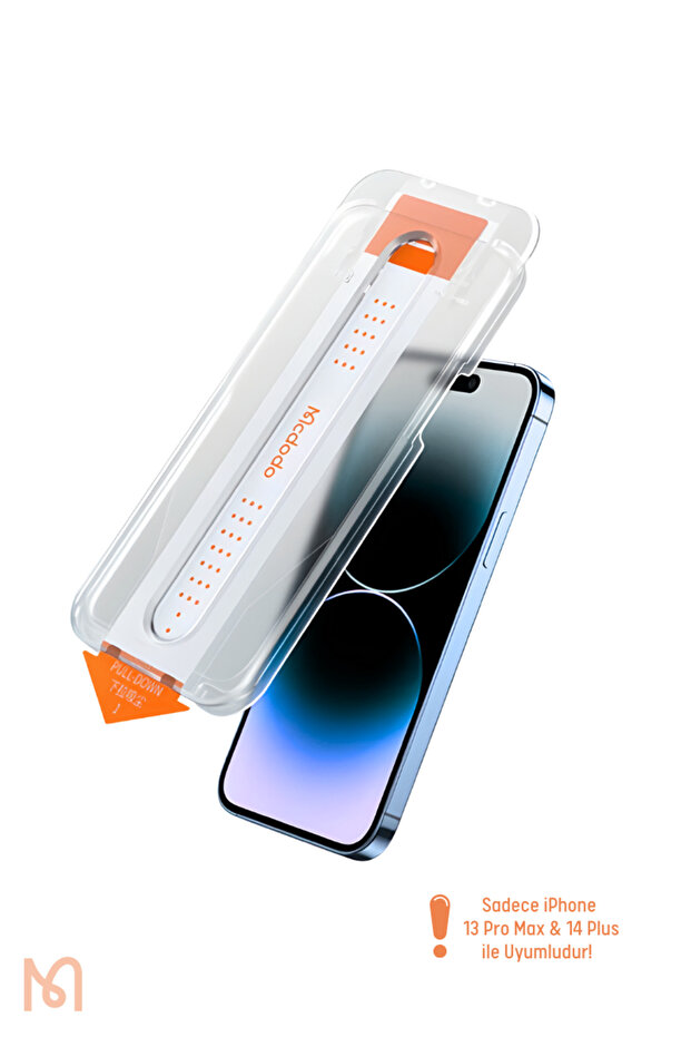 واقي شاشة زجاجي شفاف متوافق مع هاتف iPhone 13 Pro Max / 14 Plus من AutoFit