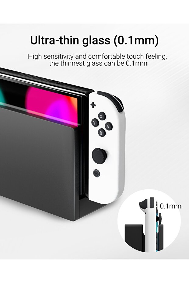 واقي شاشة زجاجي OLED لجهاز Switch - 5