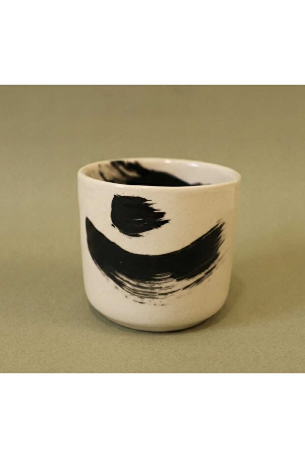 Handmade Stoneware Ceramic Cup – Natural Textured Coffee & Tea Mug