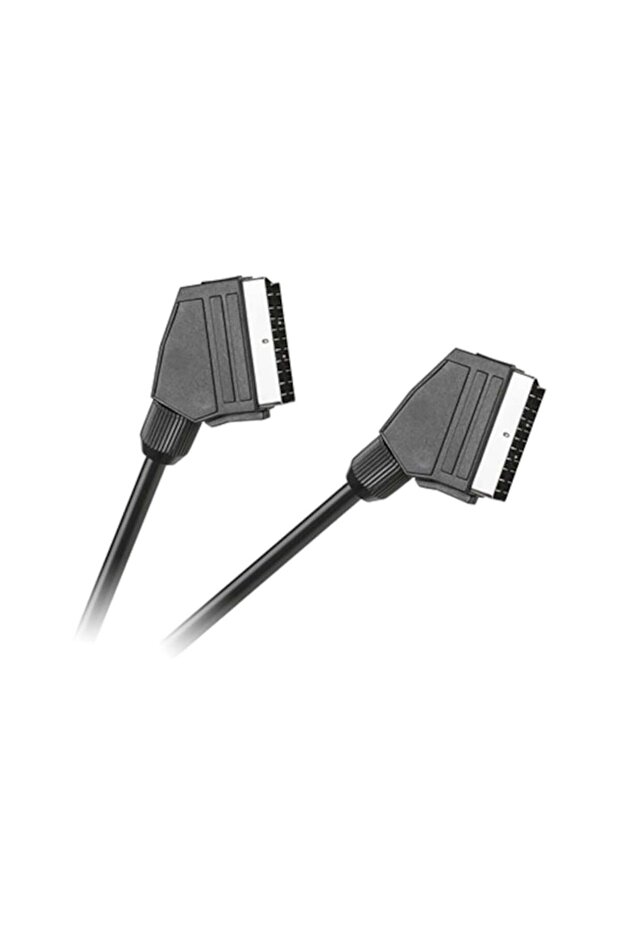 -Line Scart Cable, Cabletech, Black, 1.5m - 2