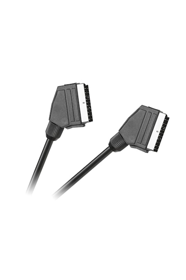 -Line Scart Cable, Cabletech, Black, 1.5m - 1