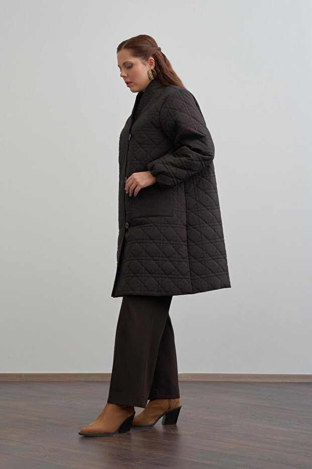 Acı Kahve-Kapitone Mont - 2