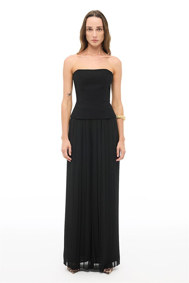 Siyah Strablez Bluz - 1