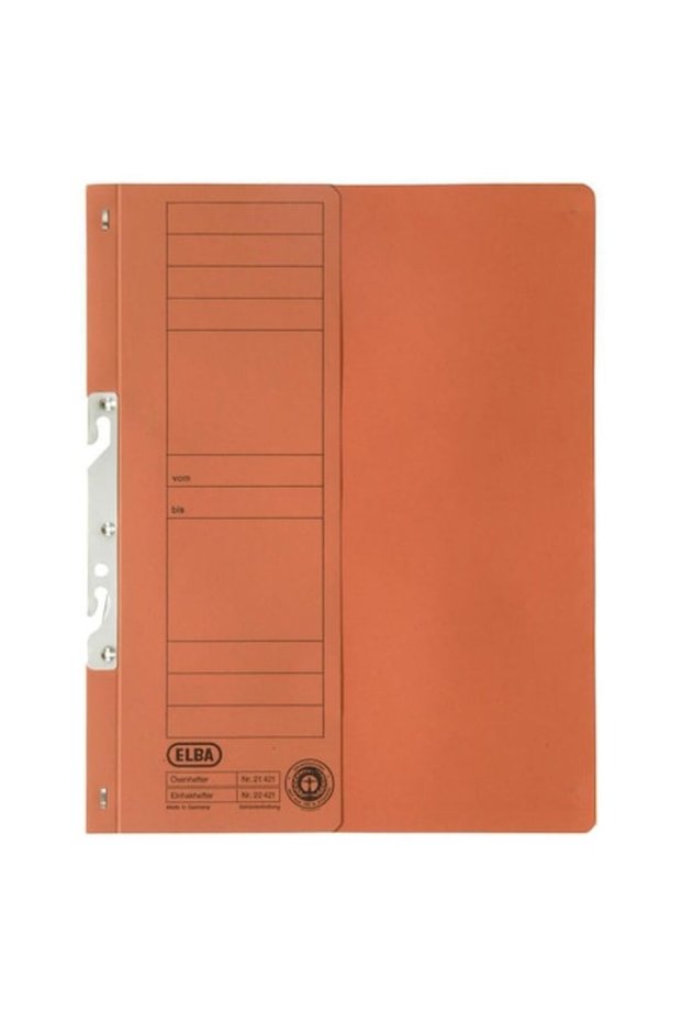 Cardboard Folder, Orange