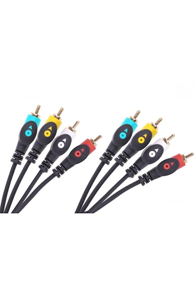 Cablu audio 4RCA-4RCA 3m - 1