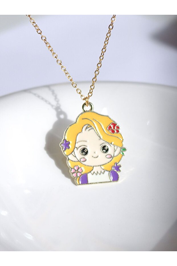 Princess Rapunzel Floral Necklace
