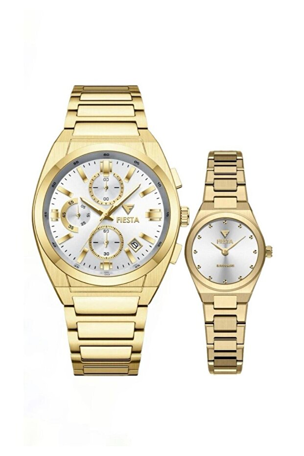 Kasa&Kordon Çelik Çift Kol Saati - 2