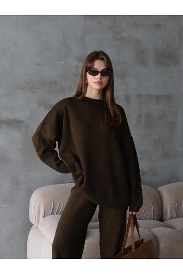 قصة فضفاضة طقم تريكو - 3