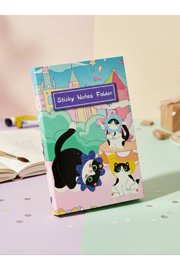 دفتر ملاحظات بتصميم قطة - 1