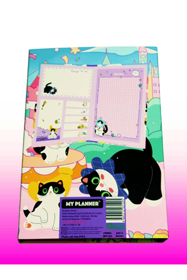 دفتر ملاحظات بتصميم قطة - 4