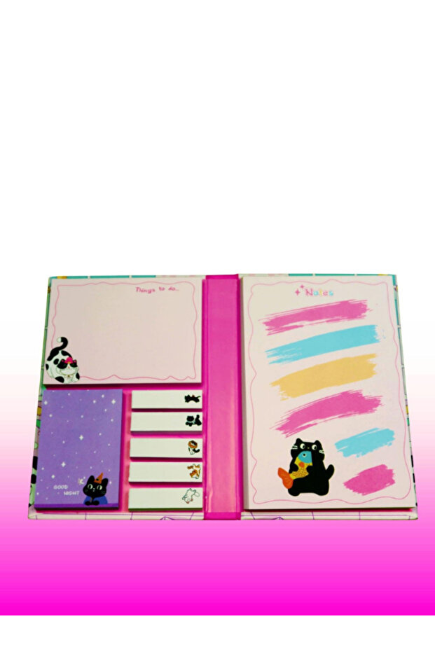 دفتر ملاحظات بتصميم قطة - 4