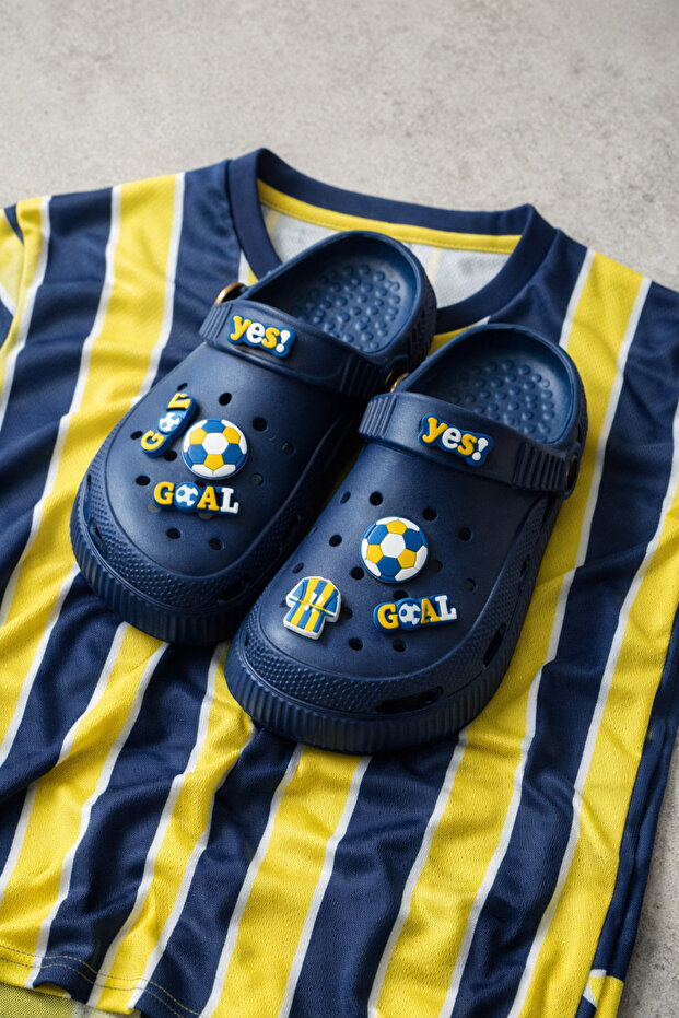 Unisex Children's Figured Sticker Sandals-Slippers