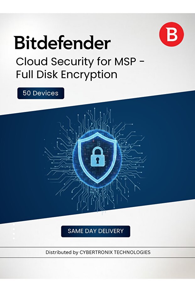 Cloud Security for MSP -Full Disk Encryption 50 Devices| Digital Lic | SAME DAY DELIVERY