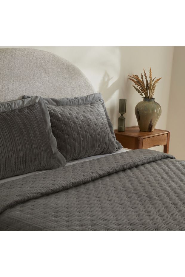 Taylor Double Bedspread Set Anthracite - 3