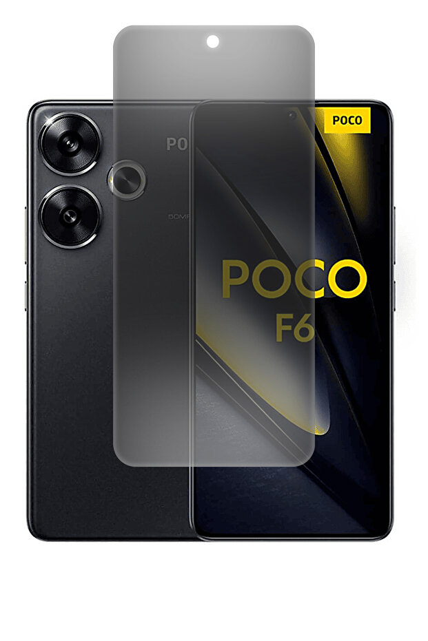 واقي شاشة Poco F6 Mat Privacy Ghost Nano مرن غير قابل للكسر