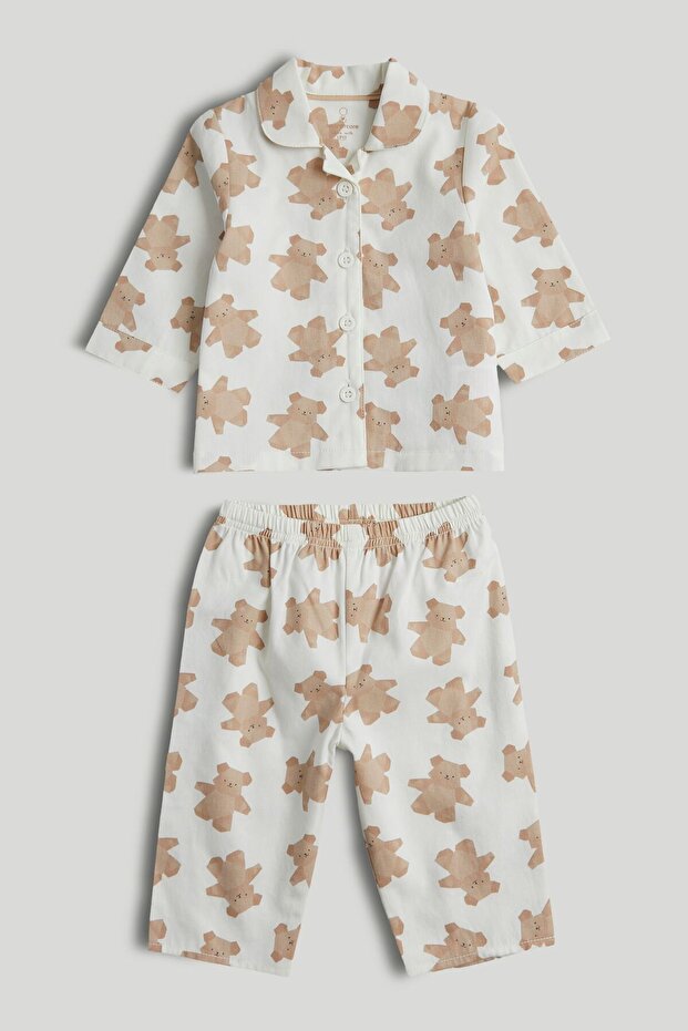 Origami Bear Cotton Pyjamas
