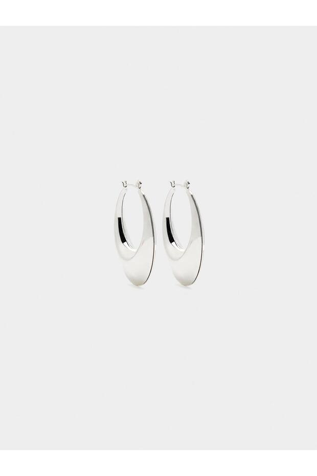 Oval Halka Küpe - 2