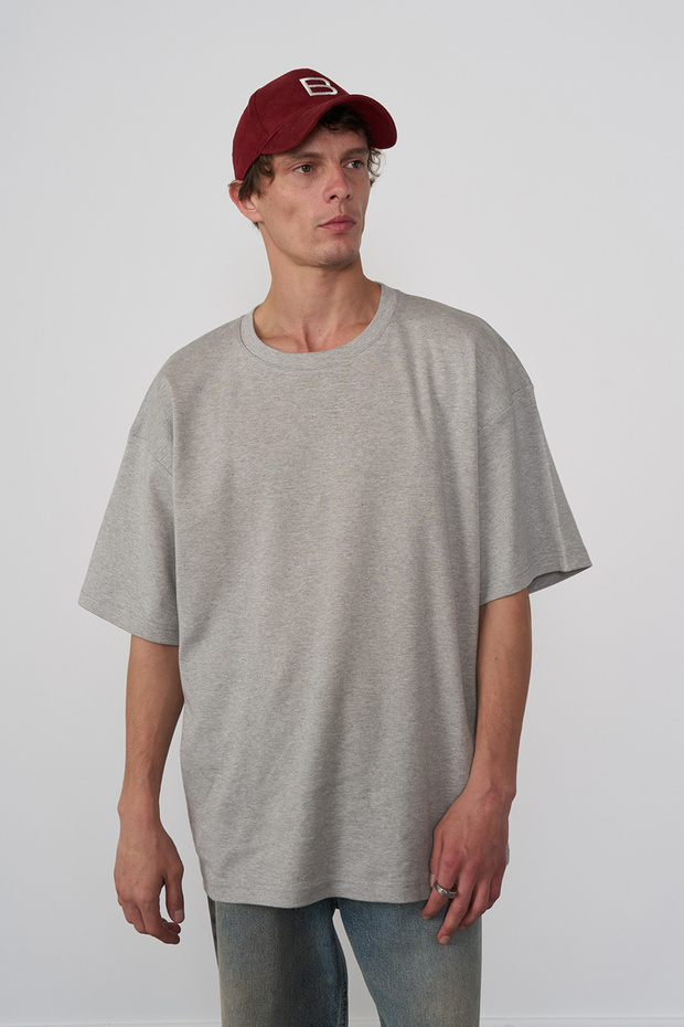 %100 Cotton Oversize Basic Tshirt - 1